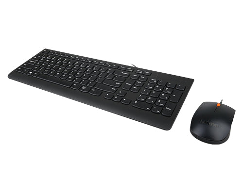 Lenovo 300 clavier Souris incluse Universel USB QWERTY Anglais américain Noir