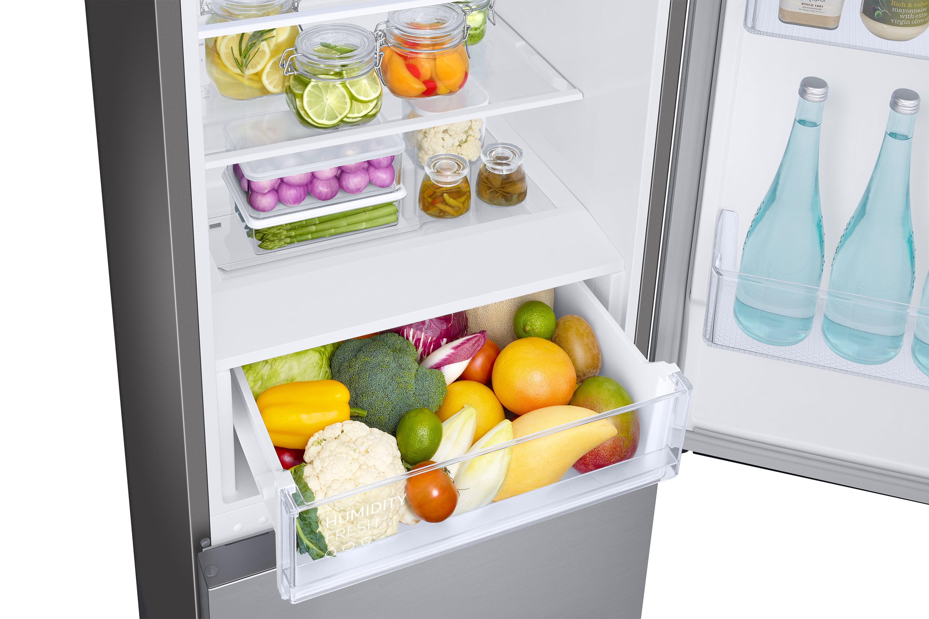 Samsung RB33B612ESA Pose libre 344 L Argent, Acier inoxydable
