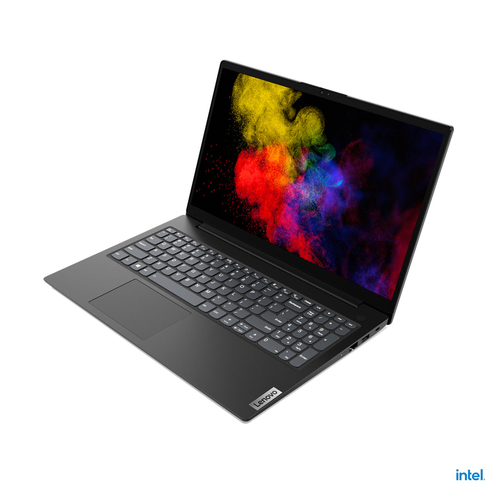 Lenovo Lenovo V15 Intel® Celeron® N N4500 Ordinateur portable 39,6 cm (15.6") Full HD 8 Go DDR4-SDRAM 256 Go SSD Wi-Fi 5 (802.11ac) DOS gratuit Noir