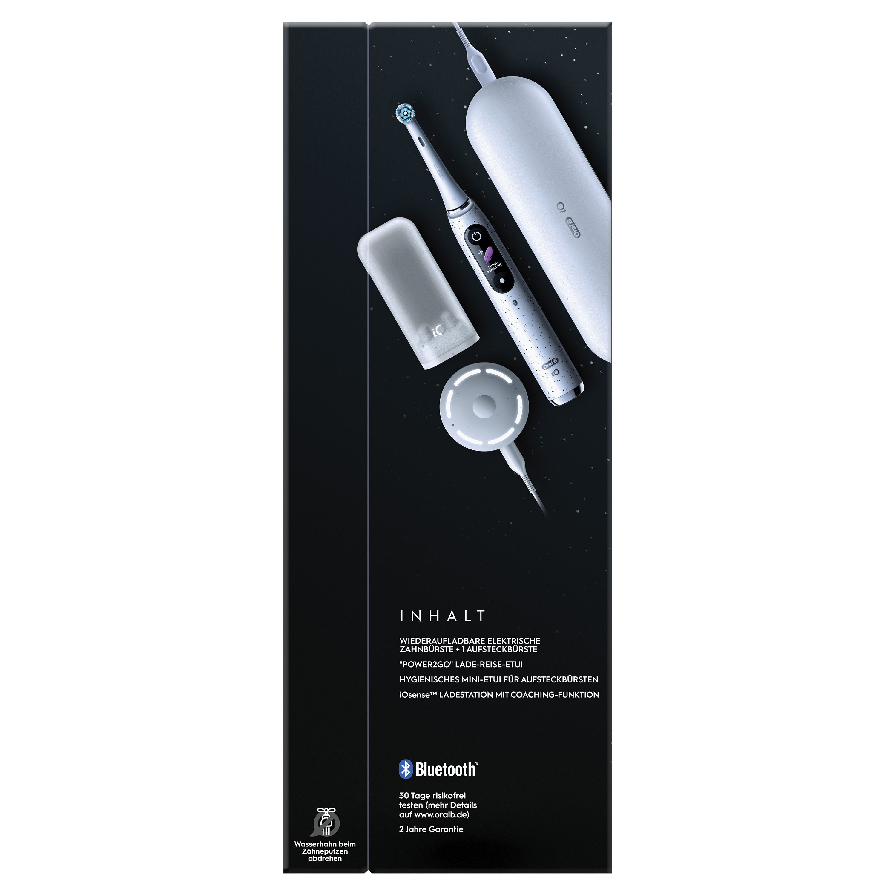 Oral-B iO Series 10 Adulte Brosse à dents rotative oscillante Blanc