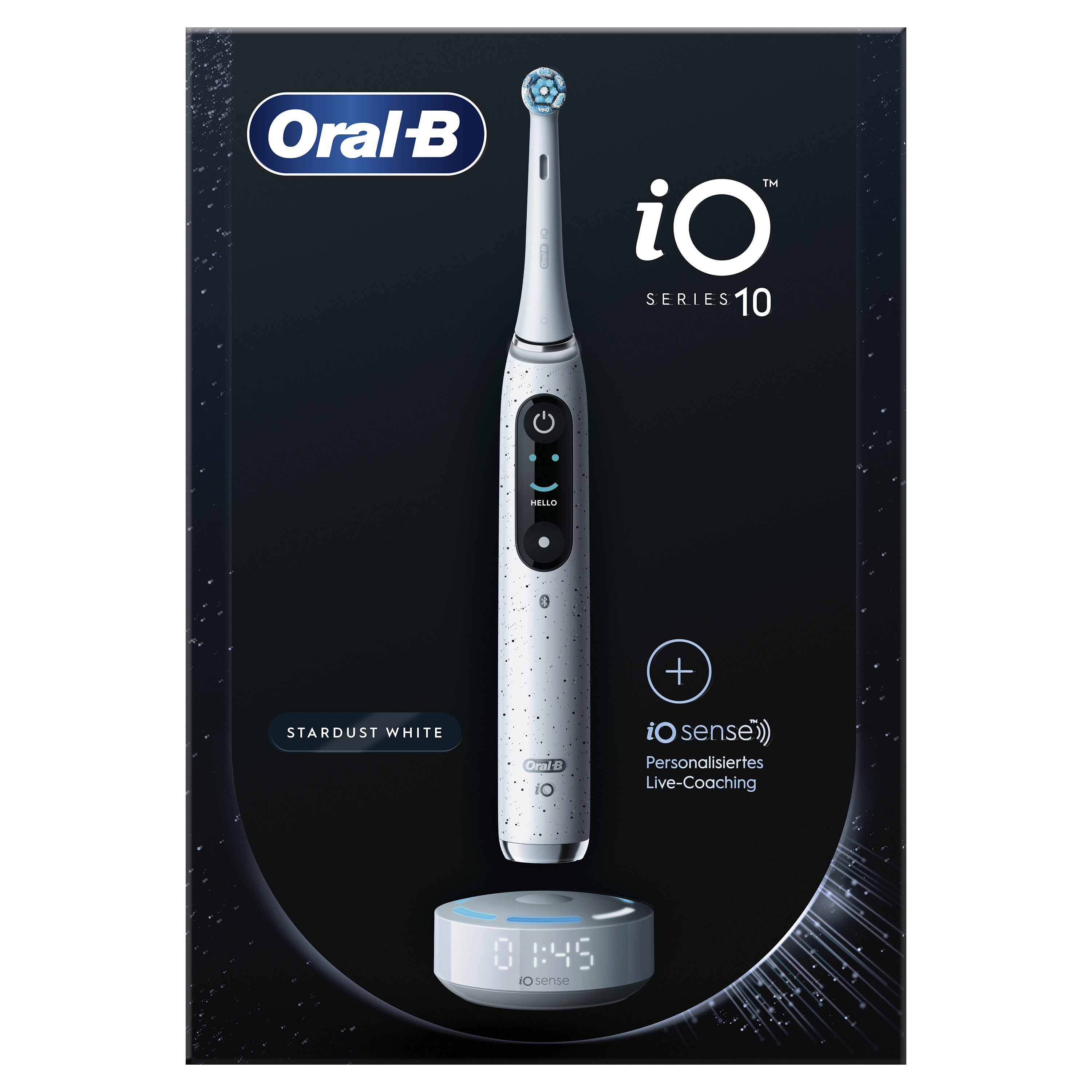 Oral-B iO Series 10 Adulte Brosse à dents rotative oscillante Blanc