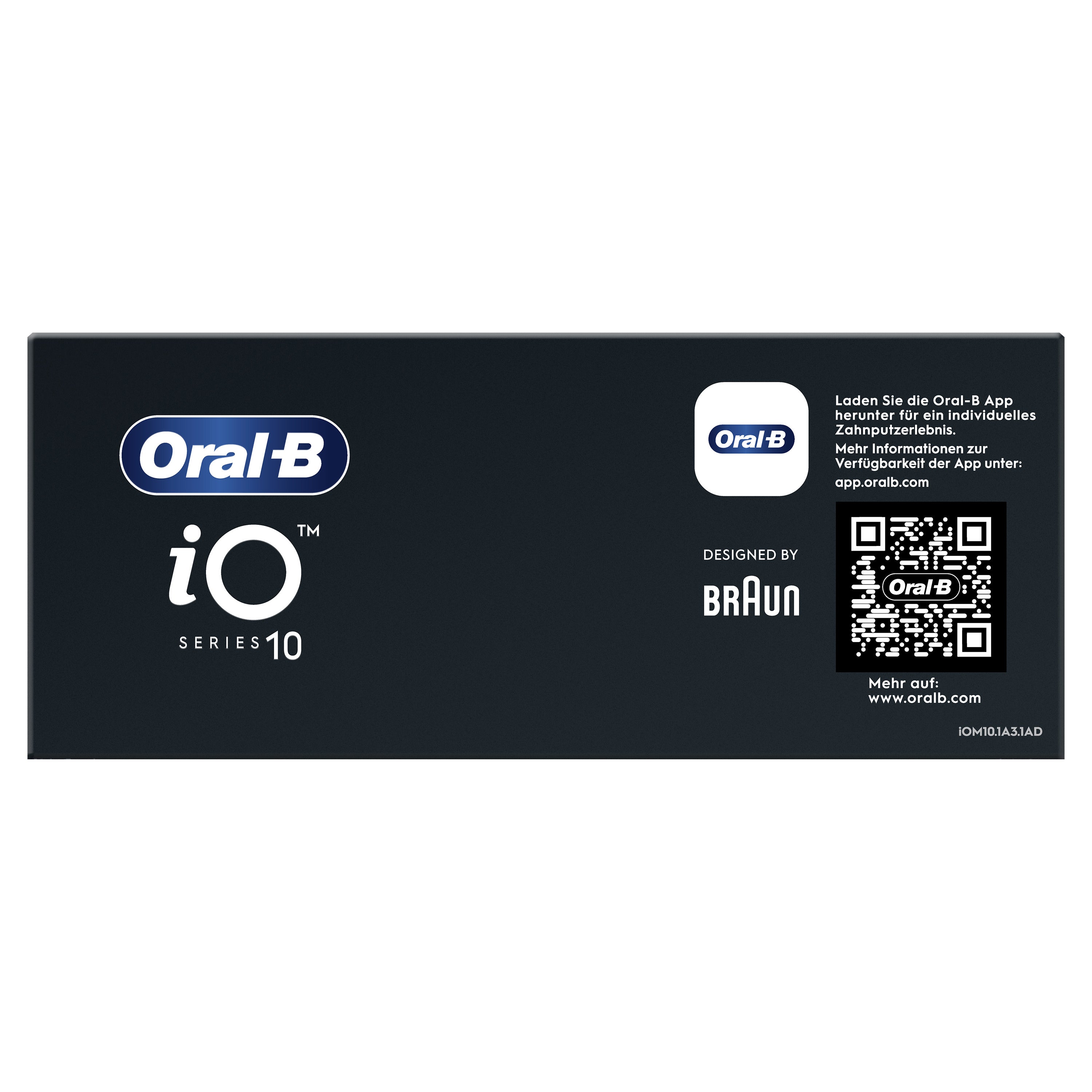 Oral-B iO Series 10 Adulte Brosse à dents rotative oscillante Blanc