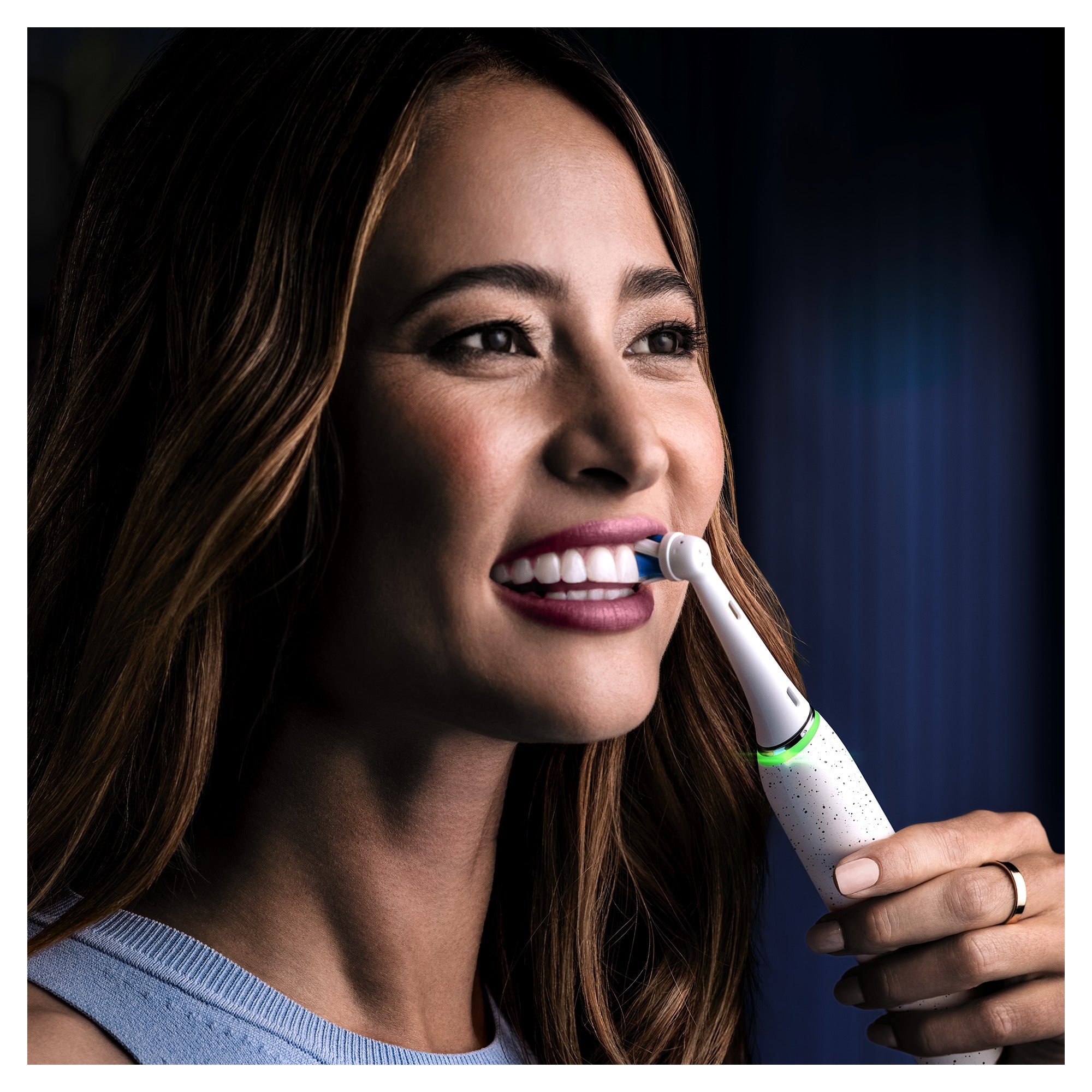 Oral-B iO Series 10 Adulte Brosse à dents rotative oscillante Blanc