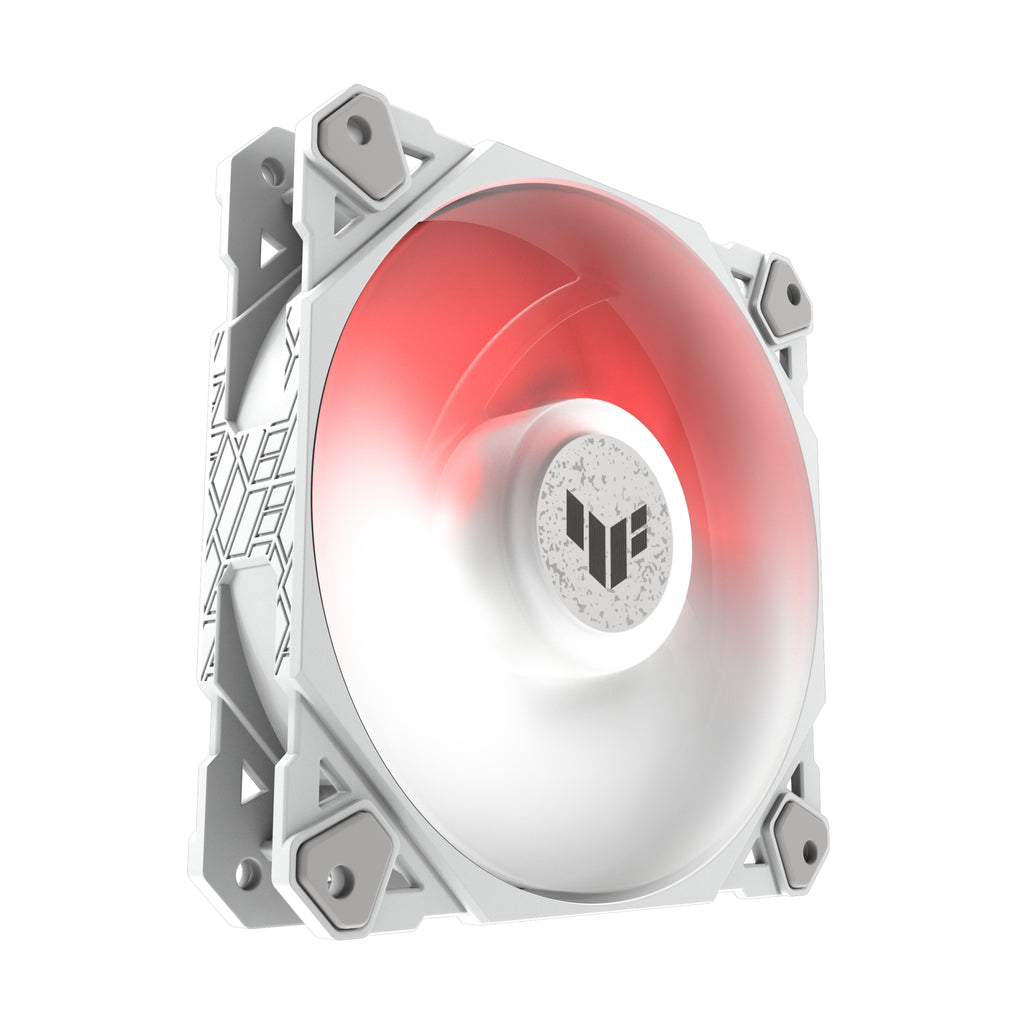 ASUS TUF GAMING TF120 ARGB WHITE EDITION Boitier PC Refroidisseur d'air 12 cm Blanc 1 pièce(s)