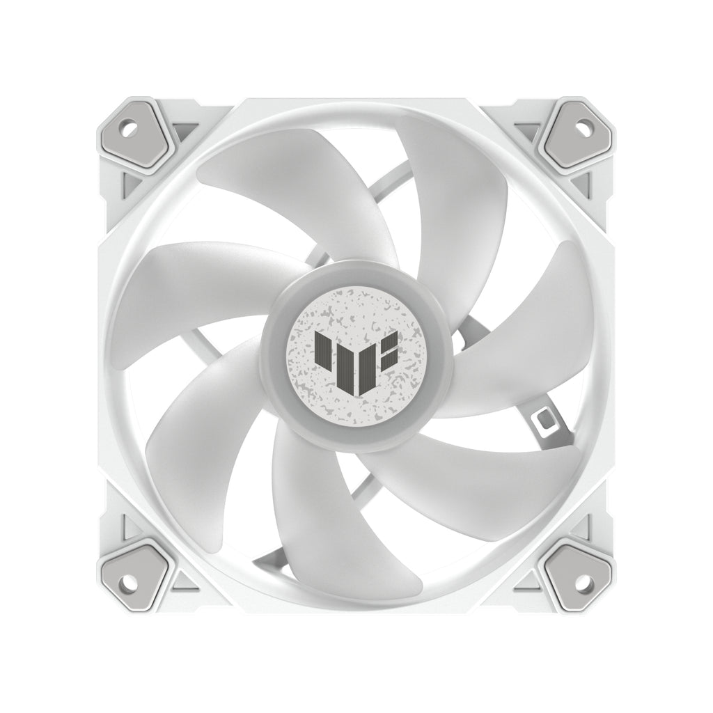 ASUS TUF GAMING TF120 ARGB WHITE EDITION Boitier PC Refroidisseur d'air 12 cm Blanc 1 pièce(s)