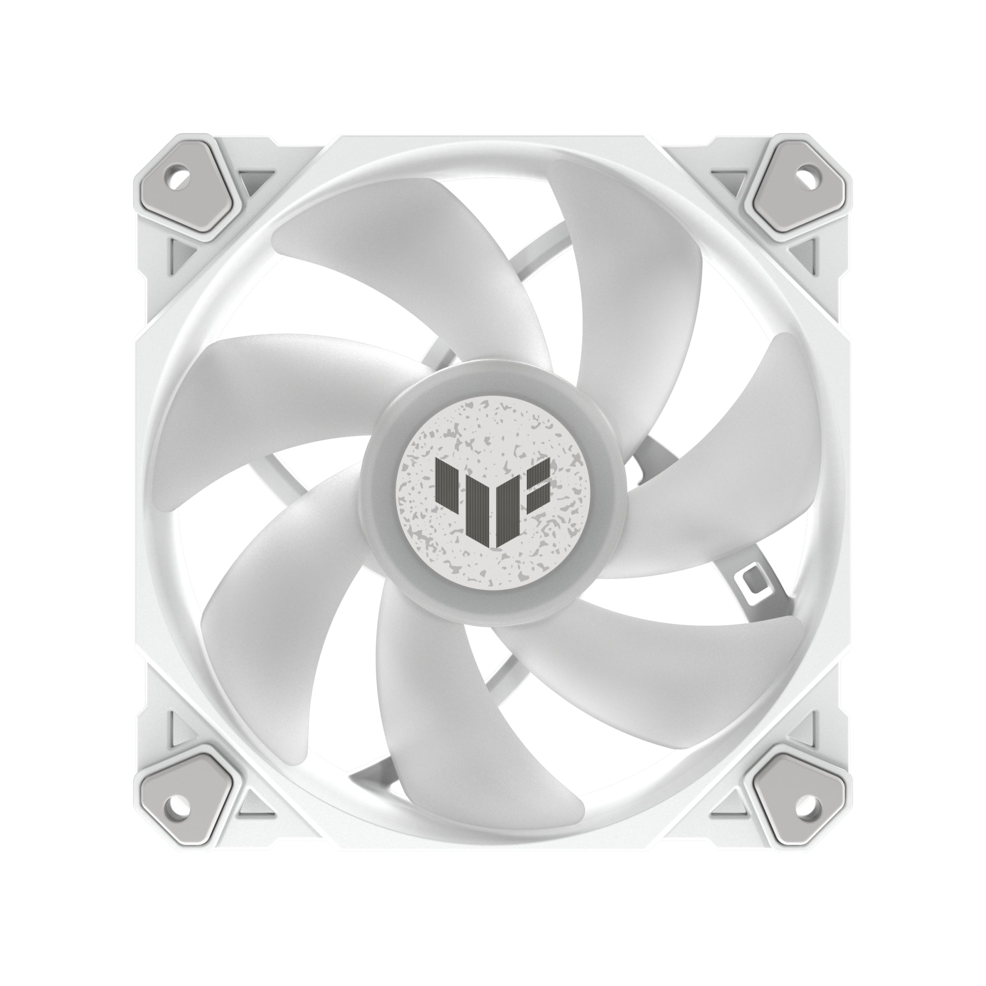 ASUS TUF GAMING TF120 ARGB WHITE EDITION Boitier PC Refroidisseur d'air 12 cm Blanc 1 pièce(s)