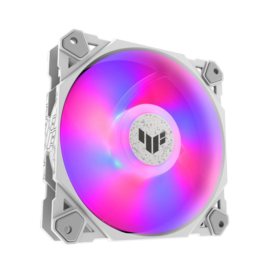 ASUS TUF GAMING TF120 ARGB WHITE EDITION 3IN1 Boitier PC Refroidisseur d'air 12 cm Blanc 3 pièce(s)