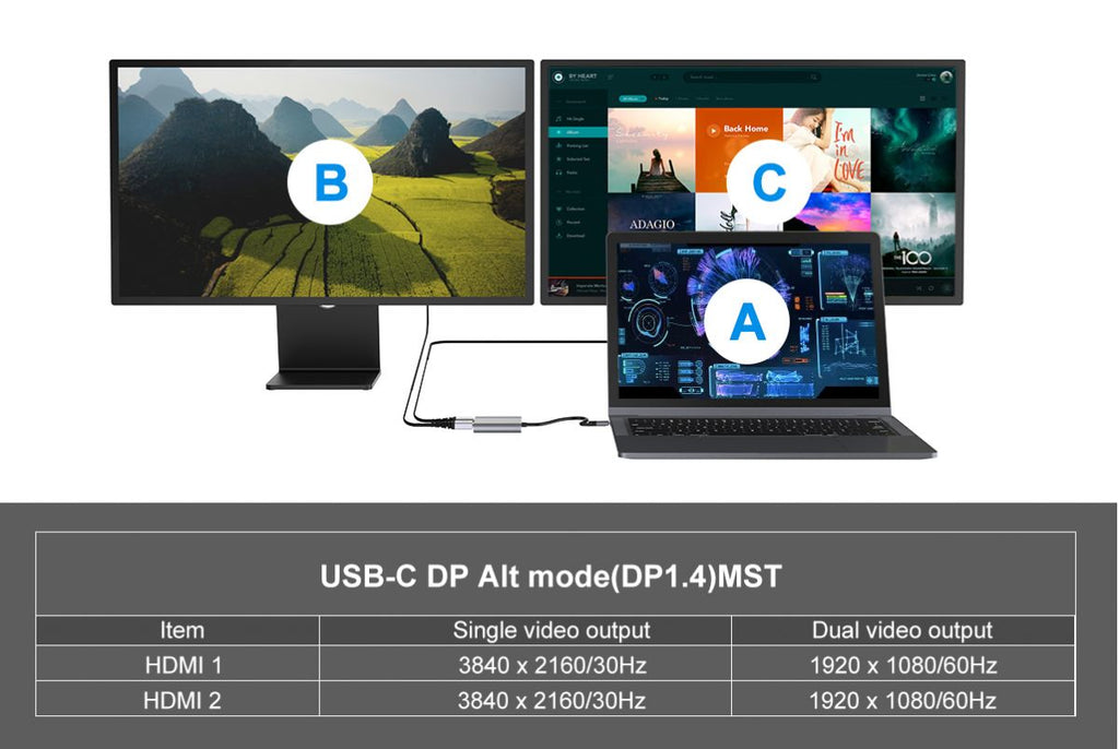 Conceptronic DONN13G station d'accueil Avec fil USB 3.2 Gen 1 (3.1 Gen 1) Type-C Gris