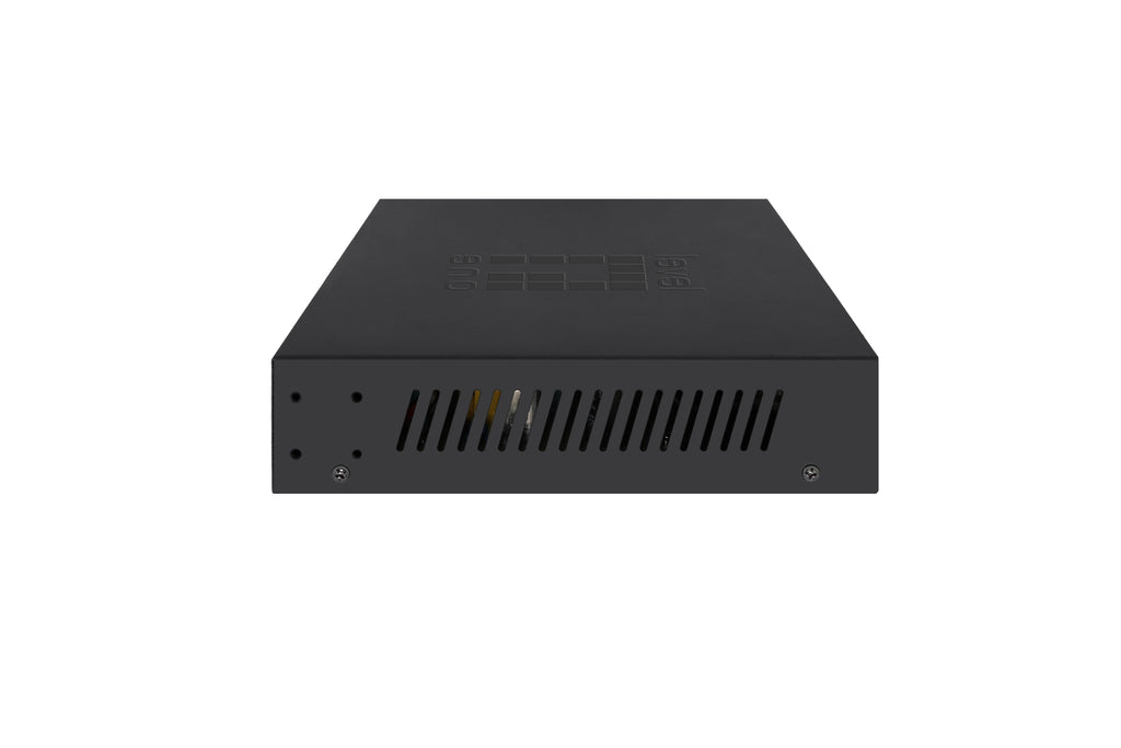 LevelOne GES-2110P commutateur réseau Géré L2 Gigabit Ethernet (10/100/1000) Connexion Ethernet, supportant l'alimentation via ce port (PoE) Noir