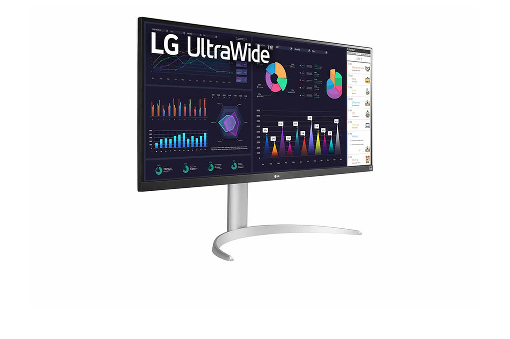 LG LG 34WQ650-W écran plat de PC 86,4 cm (34") 2560 x 1080 pixels WFHD LCD Argent, Blanc