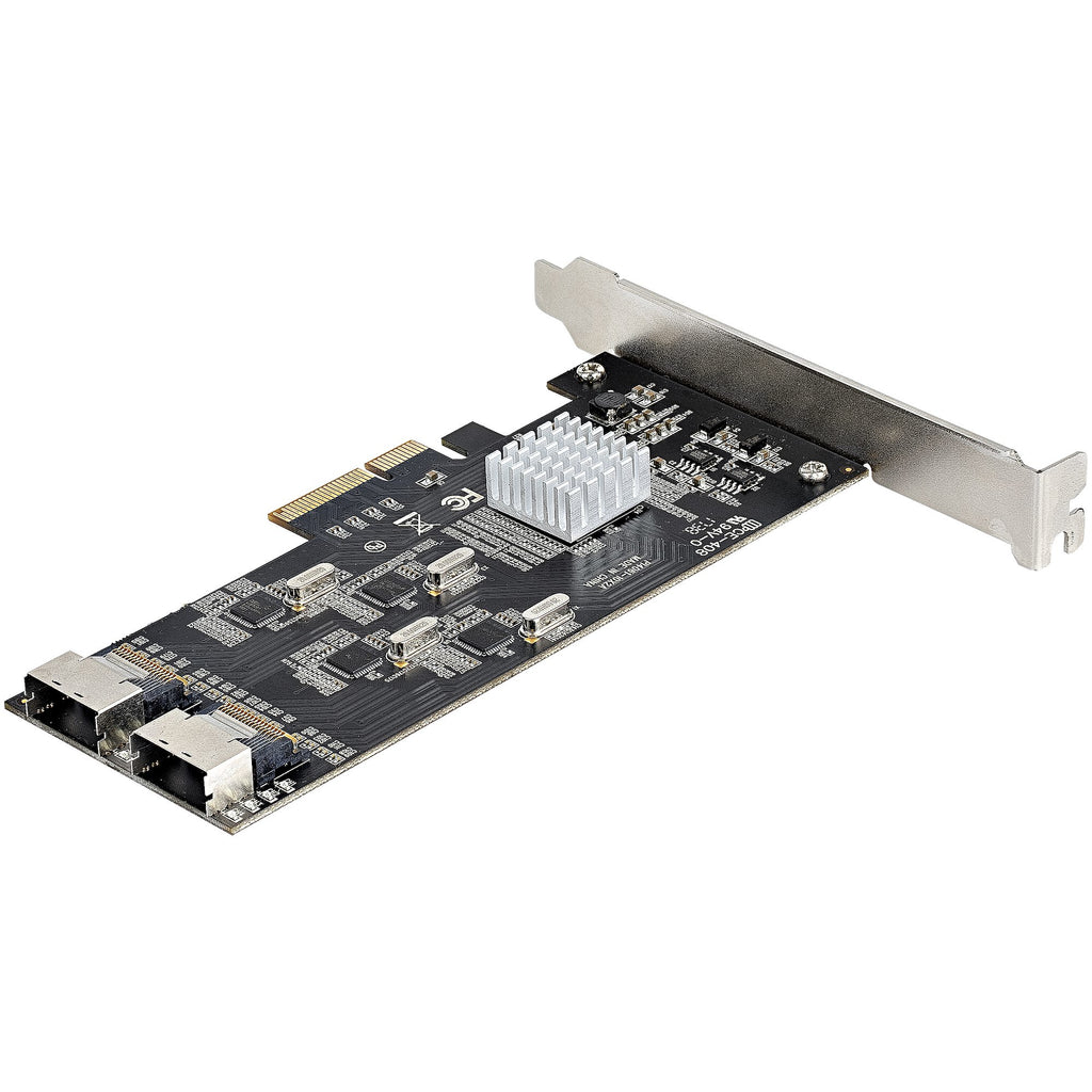 StarTech.com Carte Contrôleur SATA PCIe 8 ports, 6Gbps, PCI-e x4 Gen 2 vers SATA III pour HDD/SSD