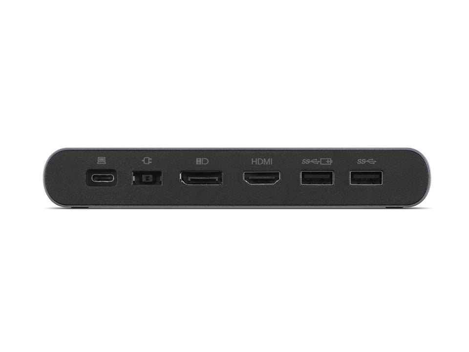 Lenovo 40B30090EU station d'accueil 2 x USB 3.2 Gen 2 (3.1 Gen 2) Type-C Gris
