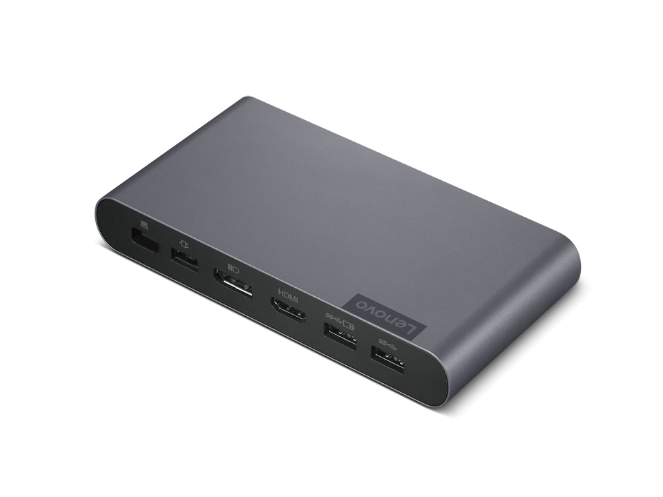 Lenovo 40B30090EU station d'accueil 2 x USB 3.2 Gen 2 (3.1 Gen 2) Type-C Gris