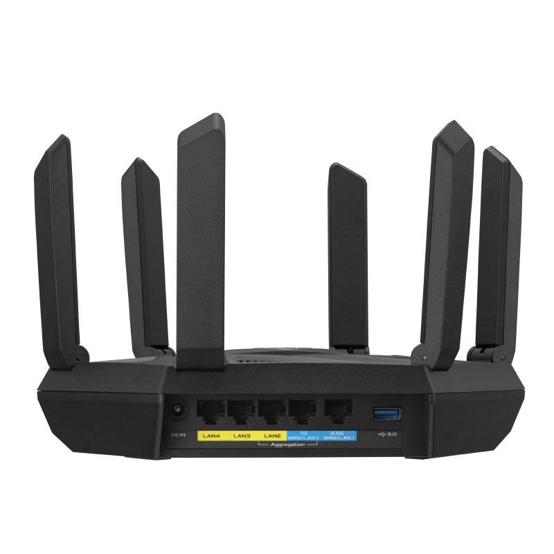 ASUS RT-AXE7800 routeur sans fil Tri-bande (2,4 GHz / 5 GHz / 6 GHz) Noir