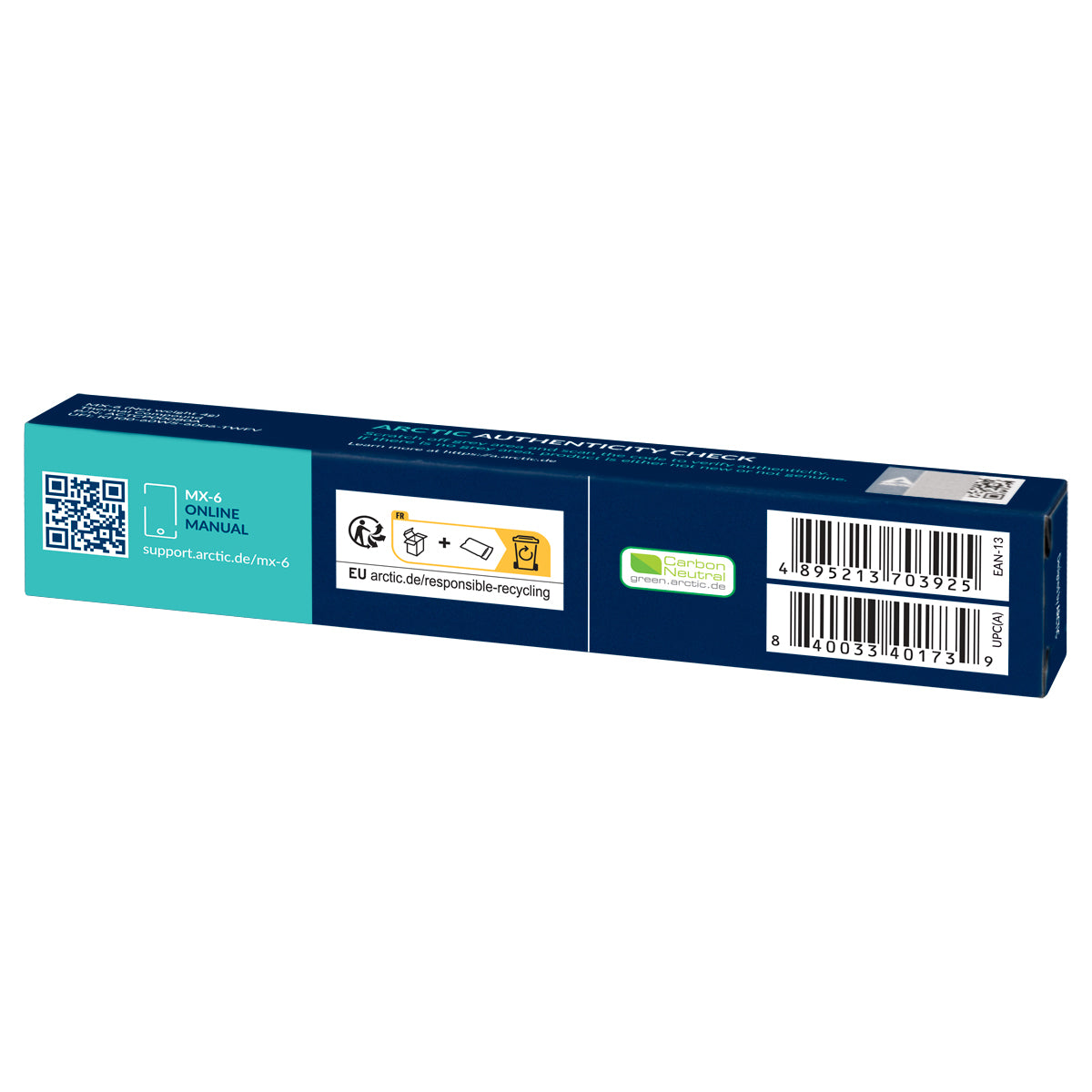 ARCTIC MX-6 combiné de dissipateurs thermiques Pâte thermoconductible 4 g