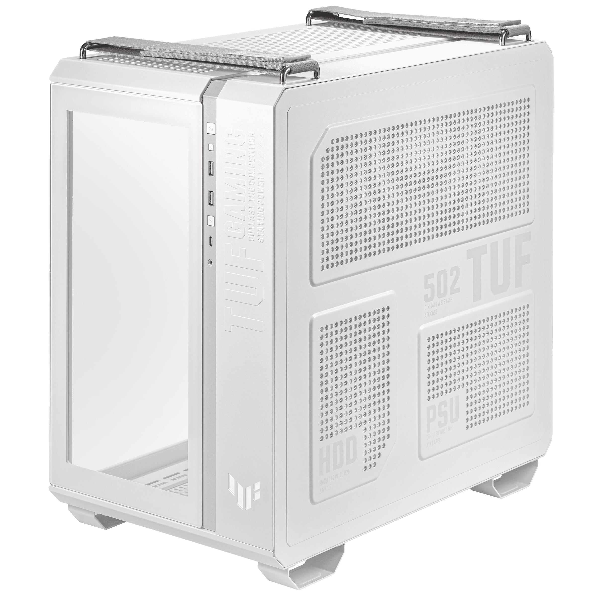 ASUS TUF Gaming GT502 PLUS Midi Tower Blanc