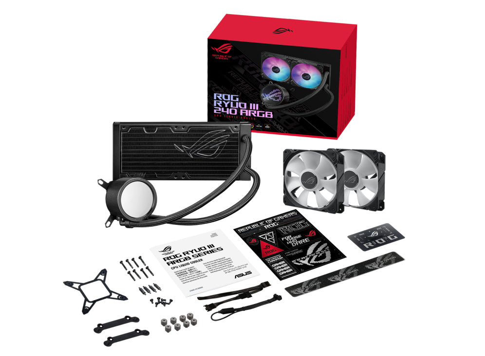 ASUS ROG Ryuo III 240 ARGB Processeur Kit de refroidissement du liquide 12 cm Noir