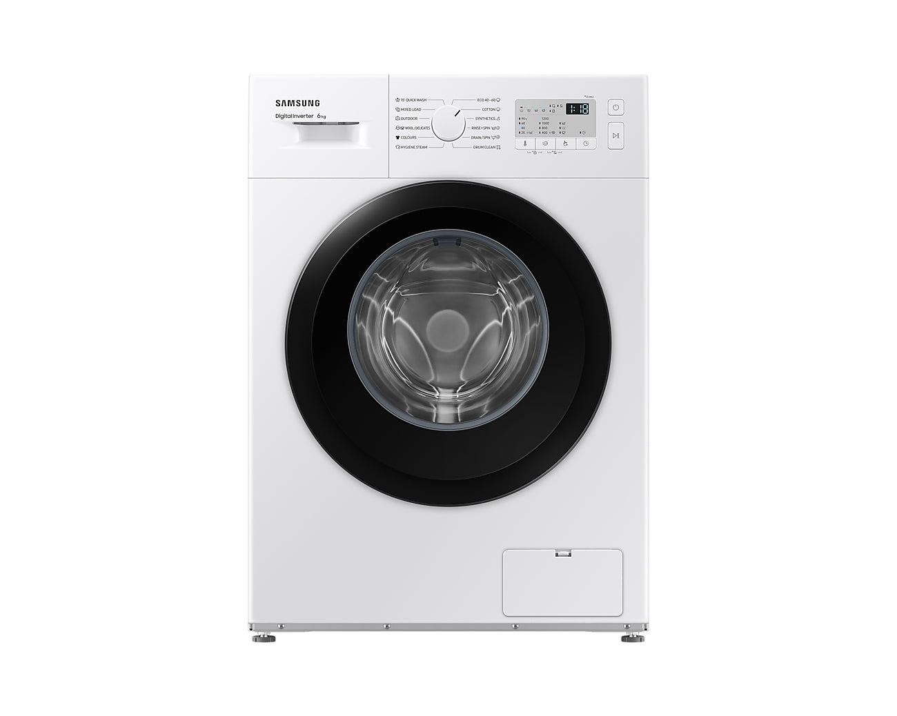 Samsung WW60A3120BH/LE machine à laver Charge avant 6 kg 1200 tr/min Blanc