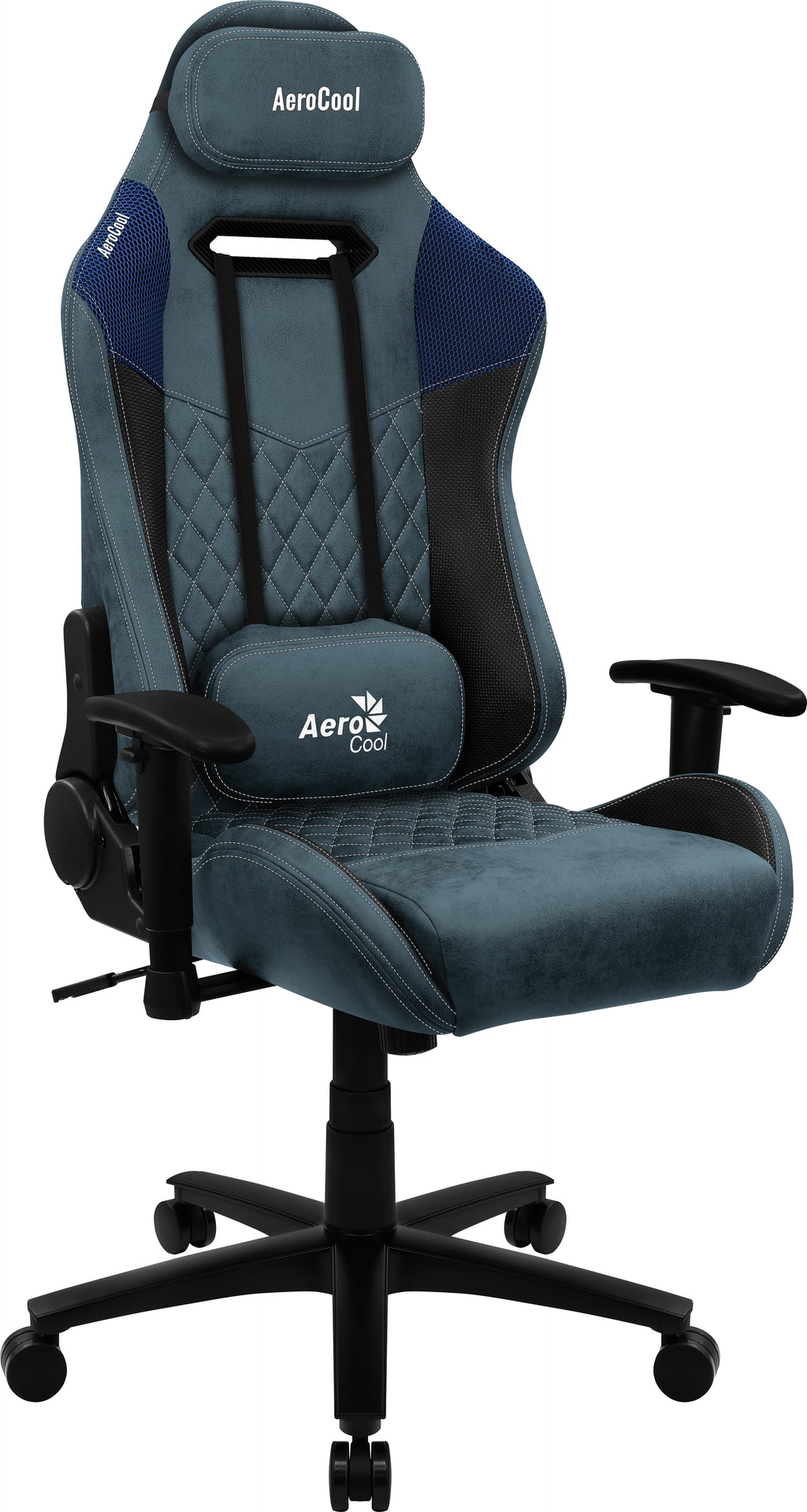 Aerocool DUKE AeroSuede Siège de jeu universel Noir, Bleu