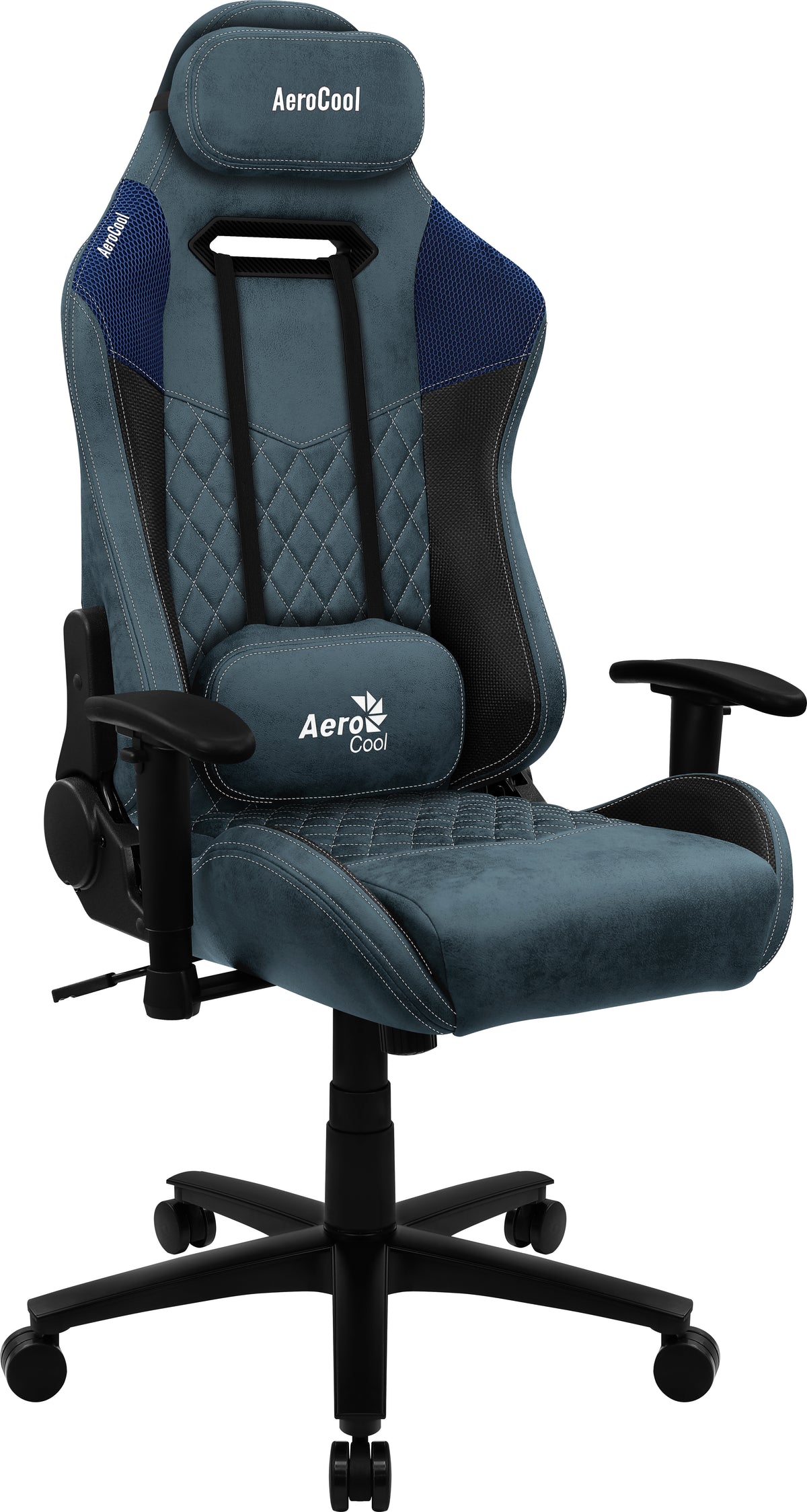 Aerocool DUKE AeroSuede Siège de jeu universel Noir, Bleu