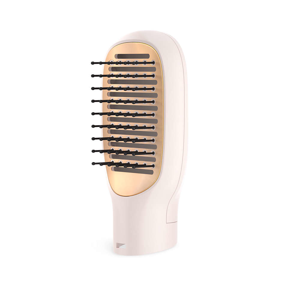 Philips 3000 series BHA310/00 brosse soufflante et fer à lisser Kit d'accessoires de coiffure À chaleur Or, Blanc 800 W 1,8 m