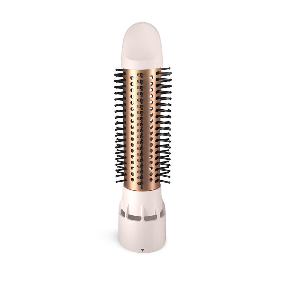 Philips 3000 series BHA310/00 brosse soufflante et fer à lisser Kit d'accessoires de coiffure À chaleur Or, Blanc 800 W 1,8 m