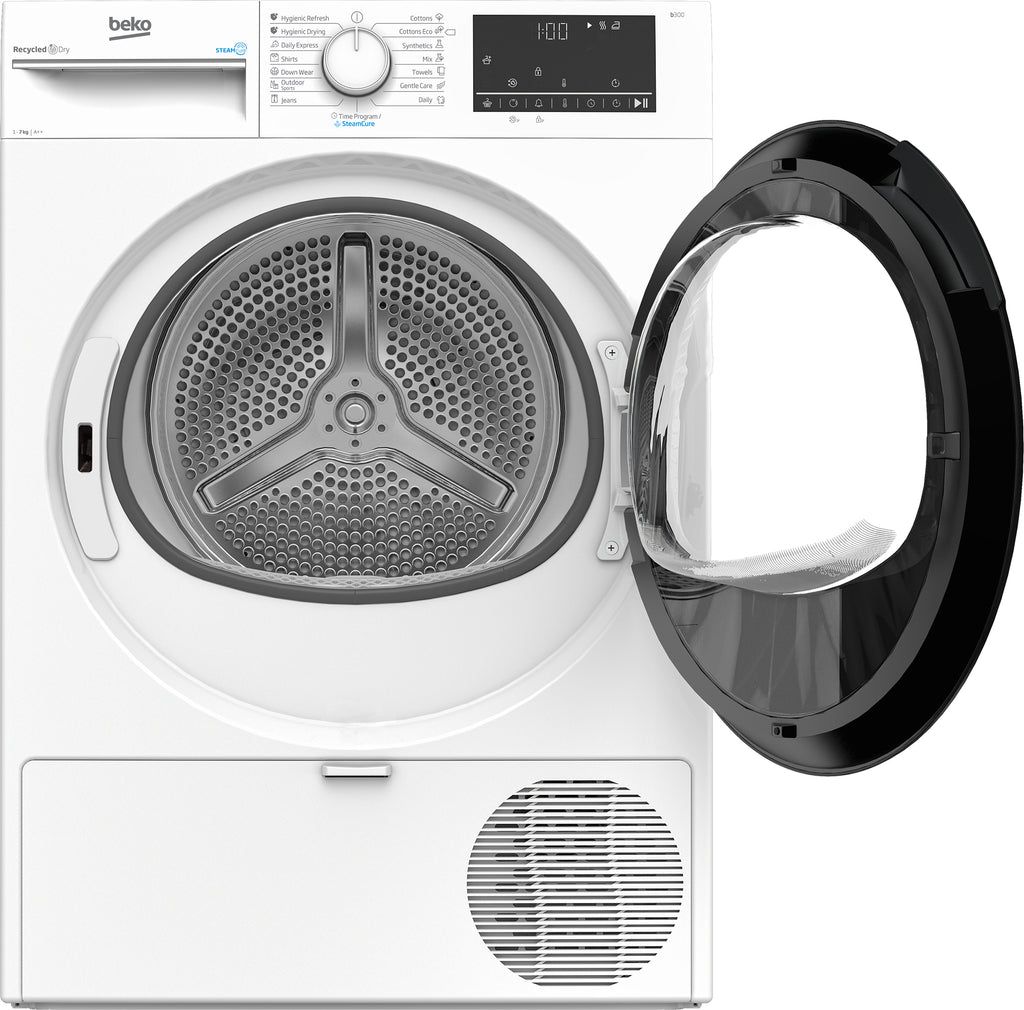Beko B3T67230 sèche-linge Pose libre Charge avant 7 kg Blanc