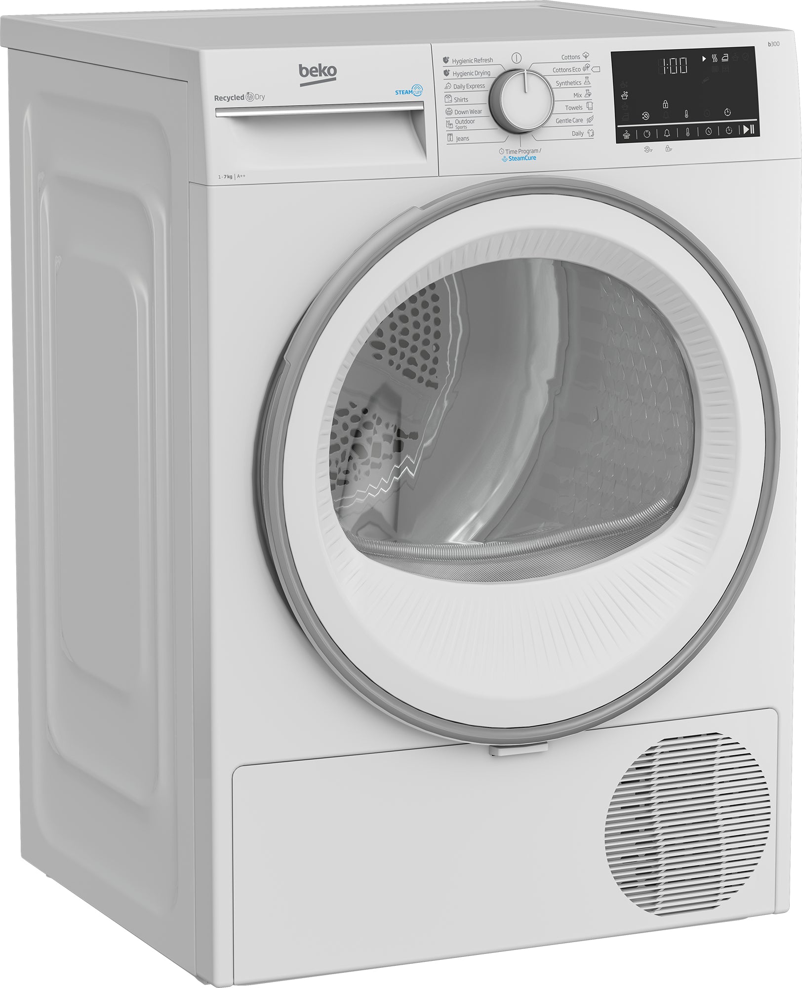 Beko B3T67230 sèche-linge Pose libre Charge avant 7 kg Blanc