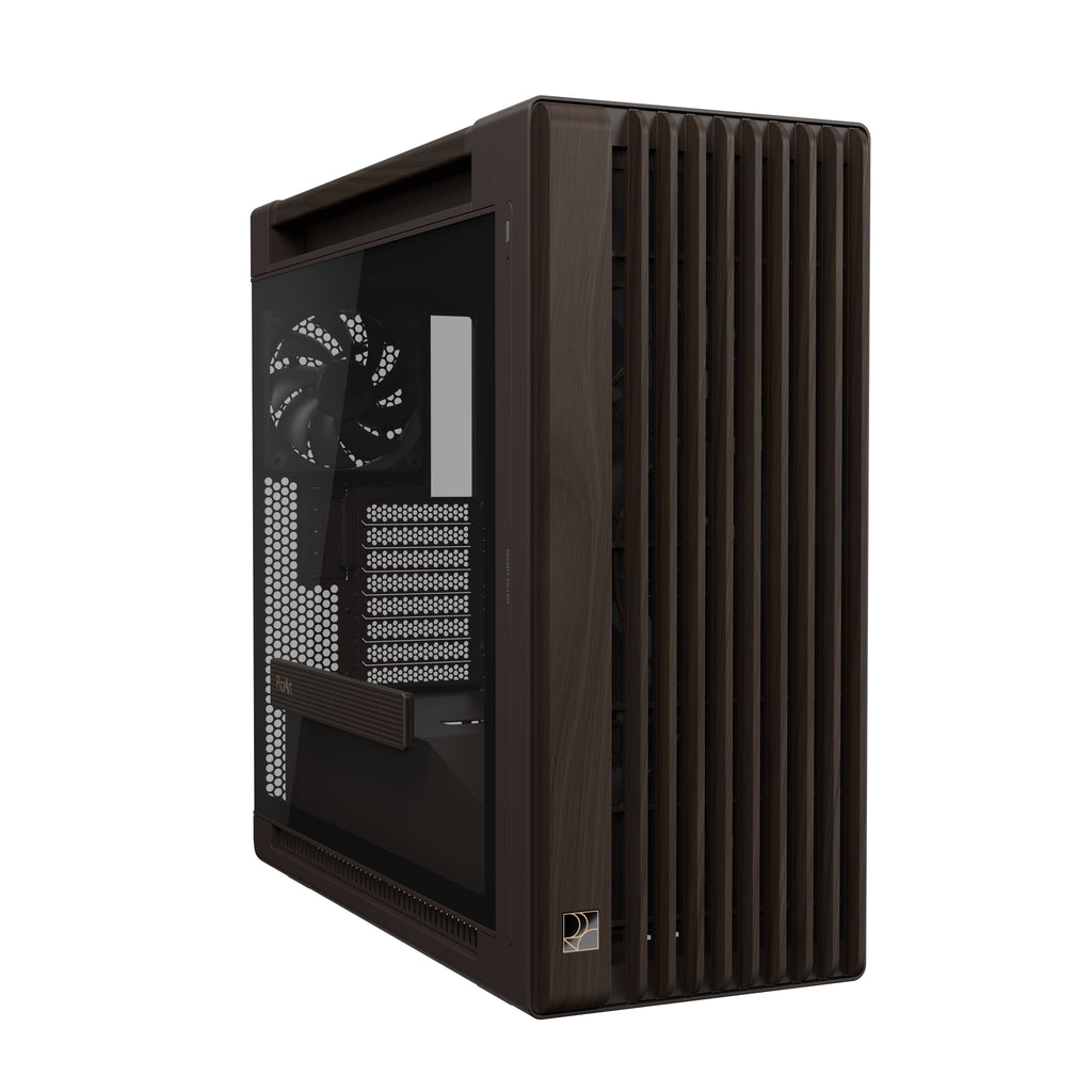 ASUS ProArt PA602 Walnut Wood Retro TG Tower Udvidet ATX - vue 2