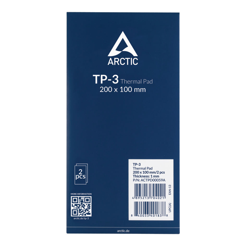 ARCTIC TP-3 combiné de dissipateurs thermiques Pad thermique