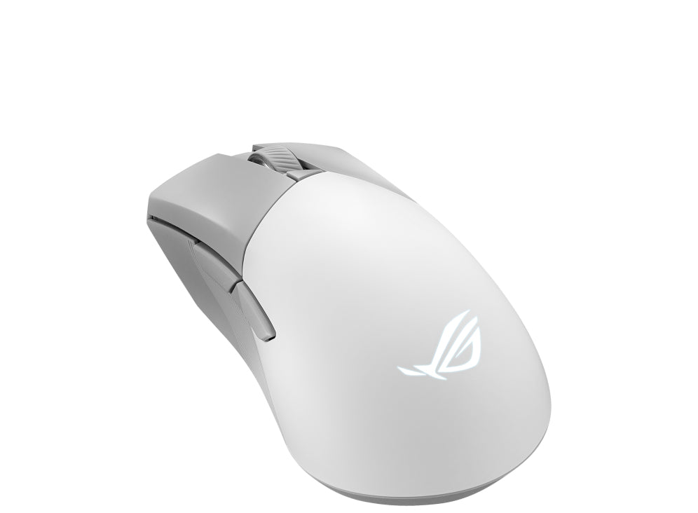 ASUS ROG Gladius III Wireless Aimpoint White souris Gaming Droitier RF Wireless + Bluetooth + USB Type-A Optique 36000 DPI