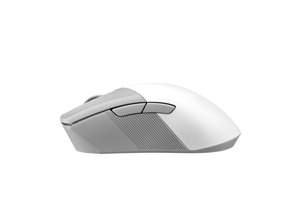 ASUS ROG Gladius III Wireless Aimpoint White souris Gaming Droitier RF Wireless + Bluetooth + USB Type-A Optique 36000 DPI