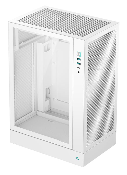 DeepCool CH170 Plus WH Boîtier PC Micro ATX, Blanc