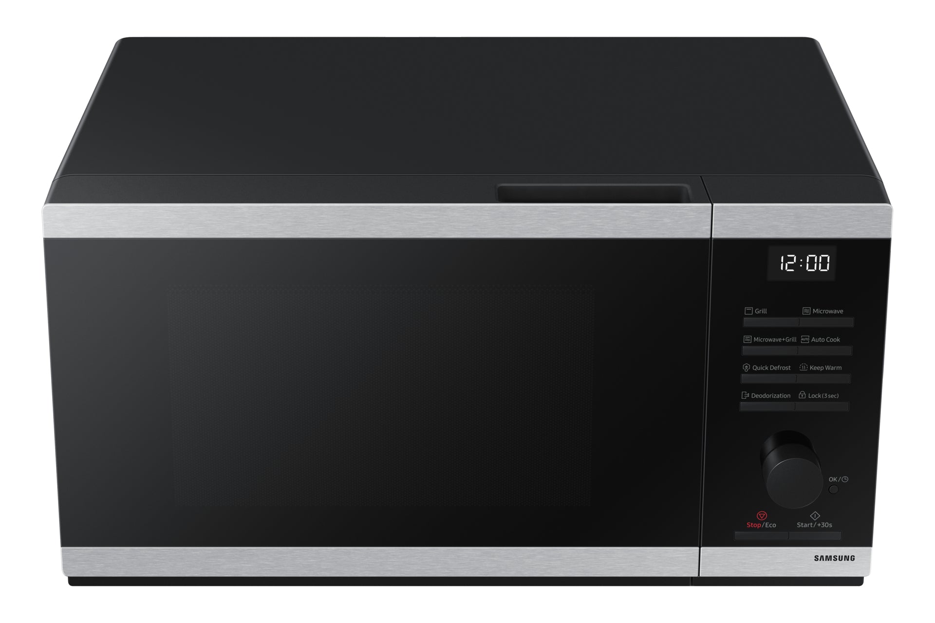 Samsung MG23DG4524ATE2 micro-onde Noir, Acier inoxydable Micro-ondes grill Comptoir 23 L 800 W