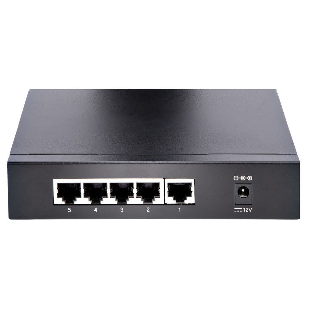StarTech.com Commutateur Ethernet 2.5G Non Géré 5 Ports Multi-Gigabit Rail DIN et Montage Mural