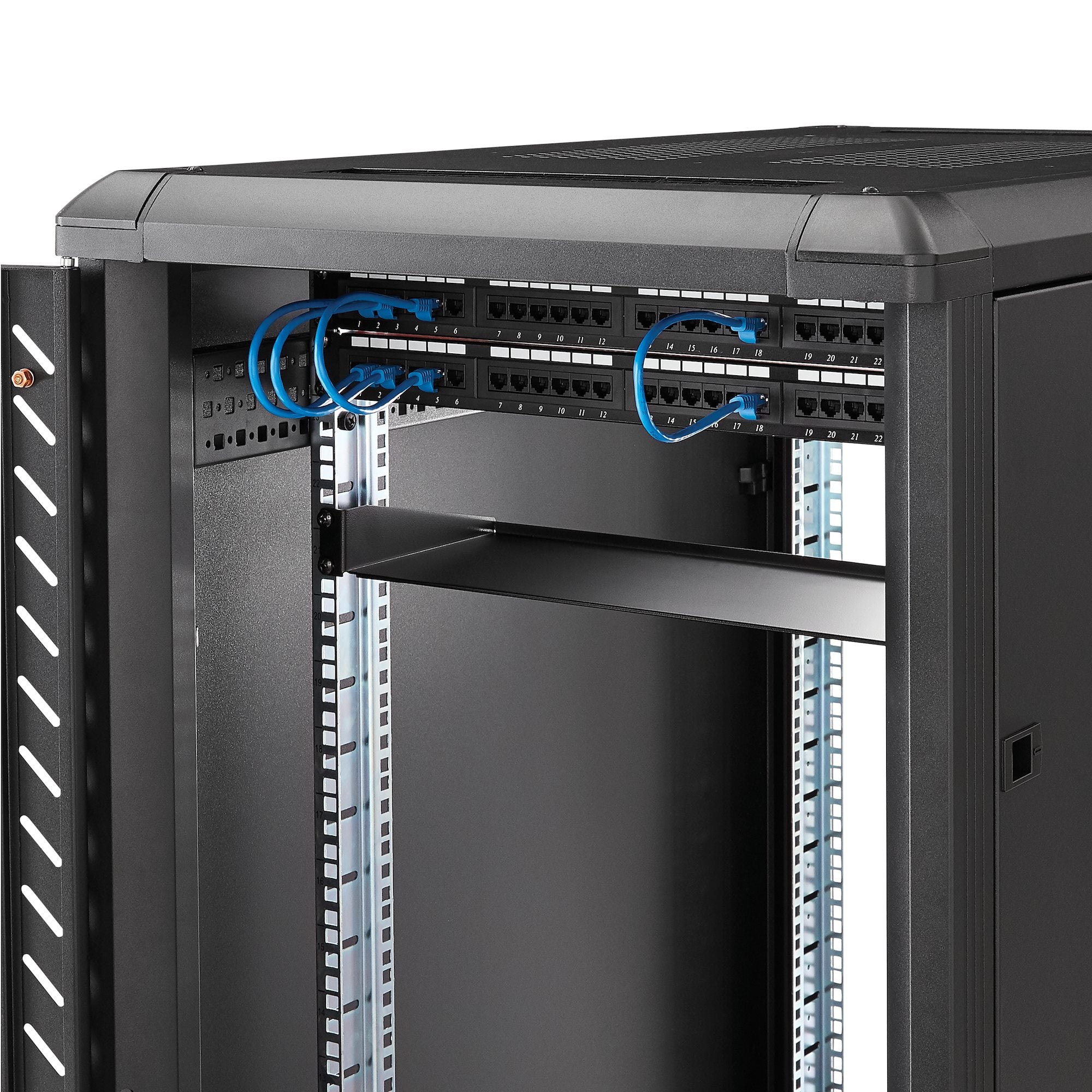 StarTech.com Etagère universelle montée en rack fixe de 7 po de profondeur 1U - 15 kg