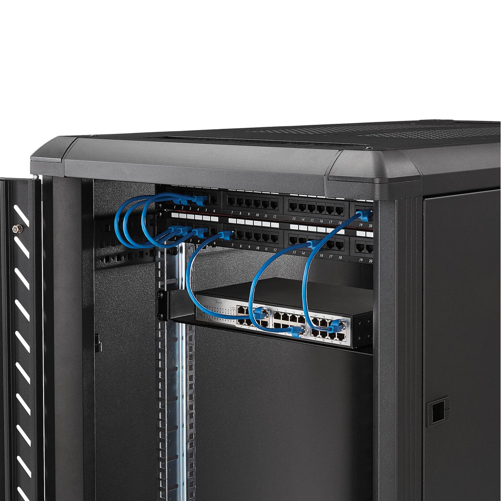 StarTech.com Etagère universelle montée en rack fixe de 7 po de profondeur 1U - 15 kg