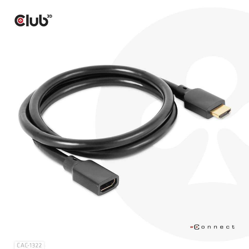 CLUB3D CAC-1322 câble HDMI 1 m HDMI Type A (Standard) Noir