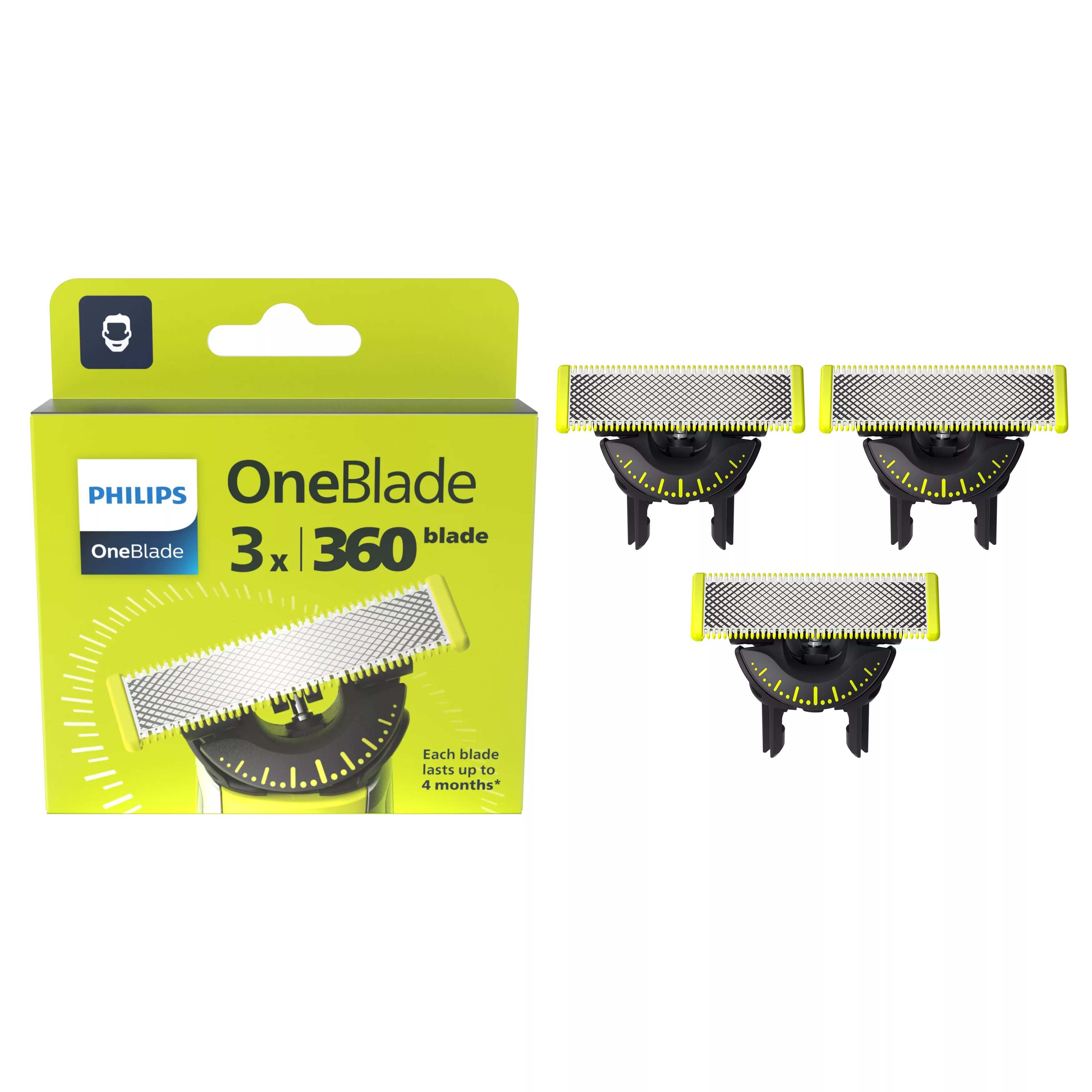 Philips Norelco OneBlade OneBlade QP430/50 Lame 360 de rechange