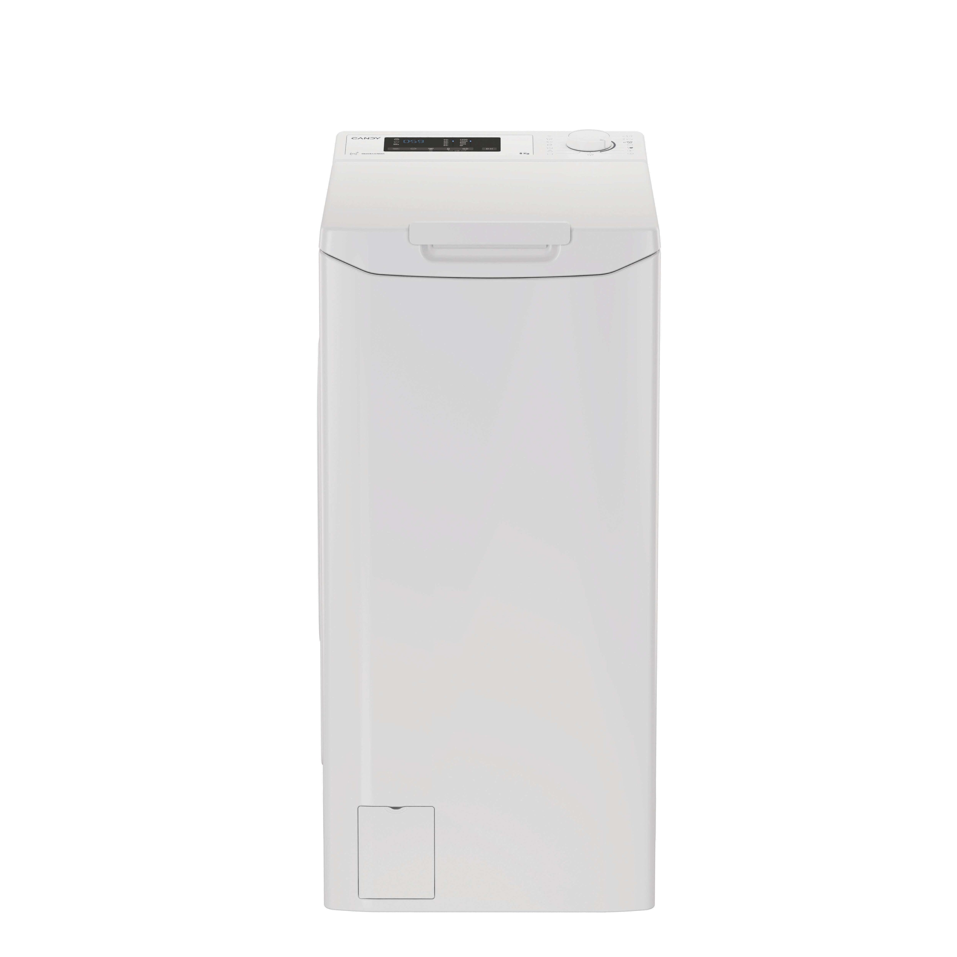 Candy TCA283D2-S machine à laver Charge par dessus 8 kg 1200 tr/min Blanc