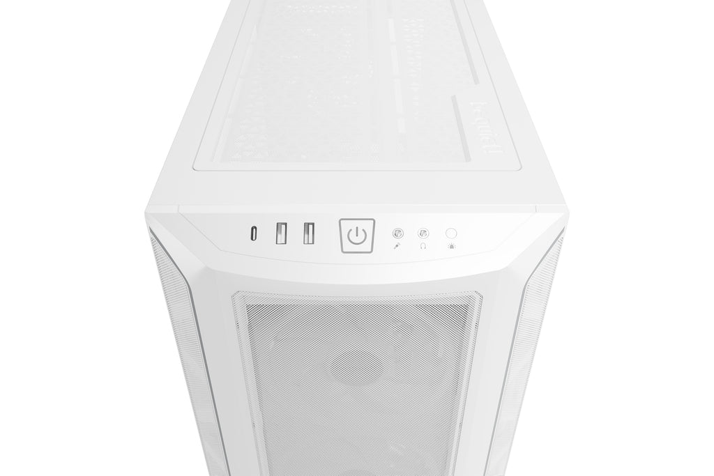 be quiet! Shadow Base 800 Blanc | Boîtier PC ARGB vitré, Mini ITX / Micro ATX / ATX / E-ATX, 4 ventilateurs Light Wings 