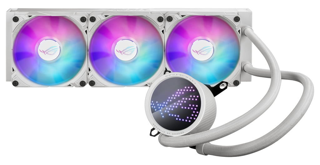 ASUS ROG Ryuo III 360 ARGB White Edition Processeur Kit de refroidissement du liquide 12 cm Blanc