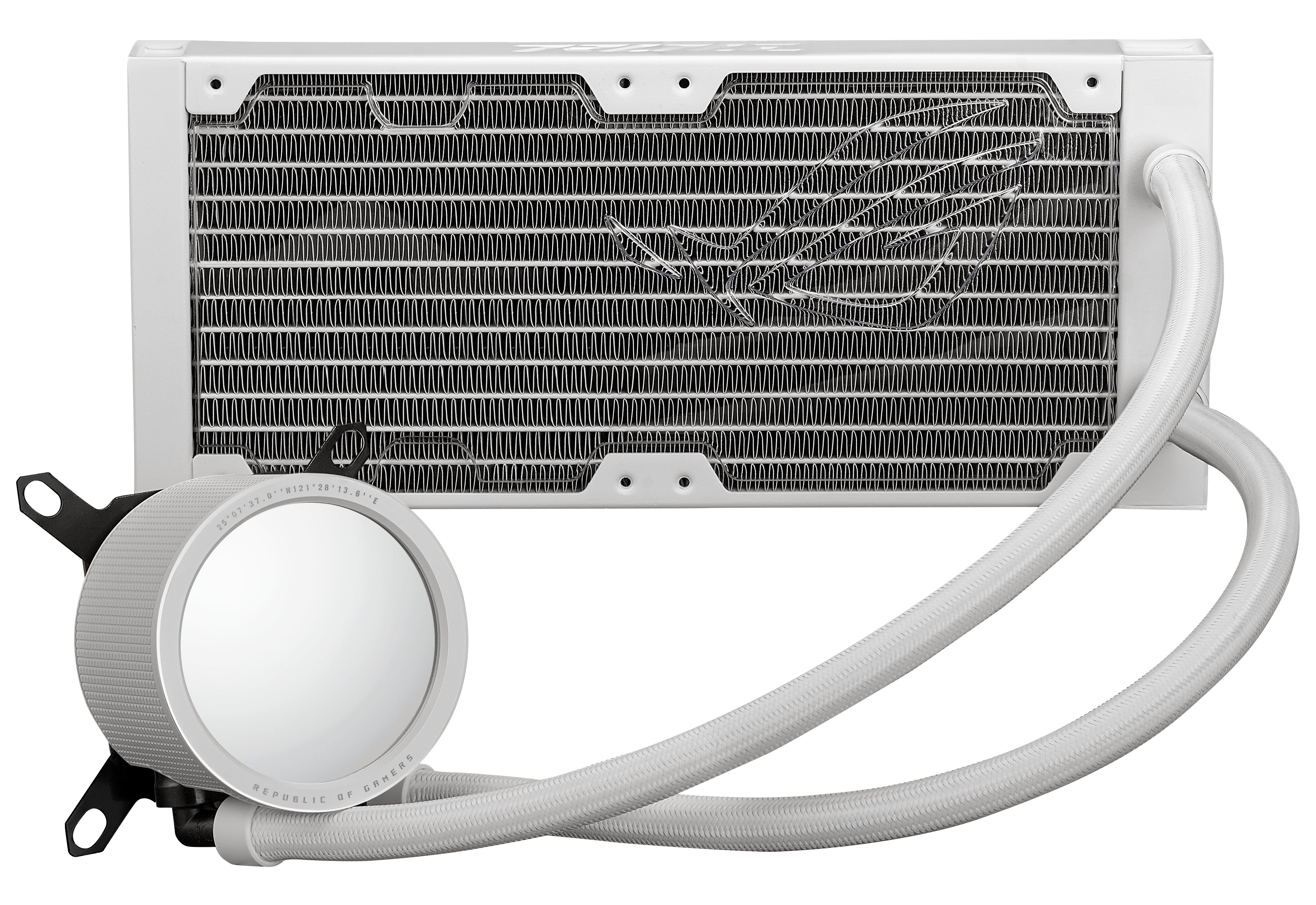 ASUS ROG Ryuo III 240 ARGB White Edition Processeur Kit de refroidissement du liquide 12 cm Blanc