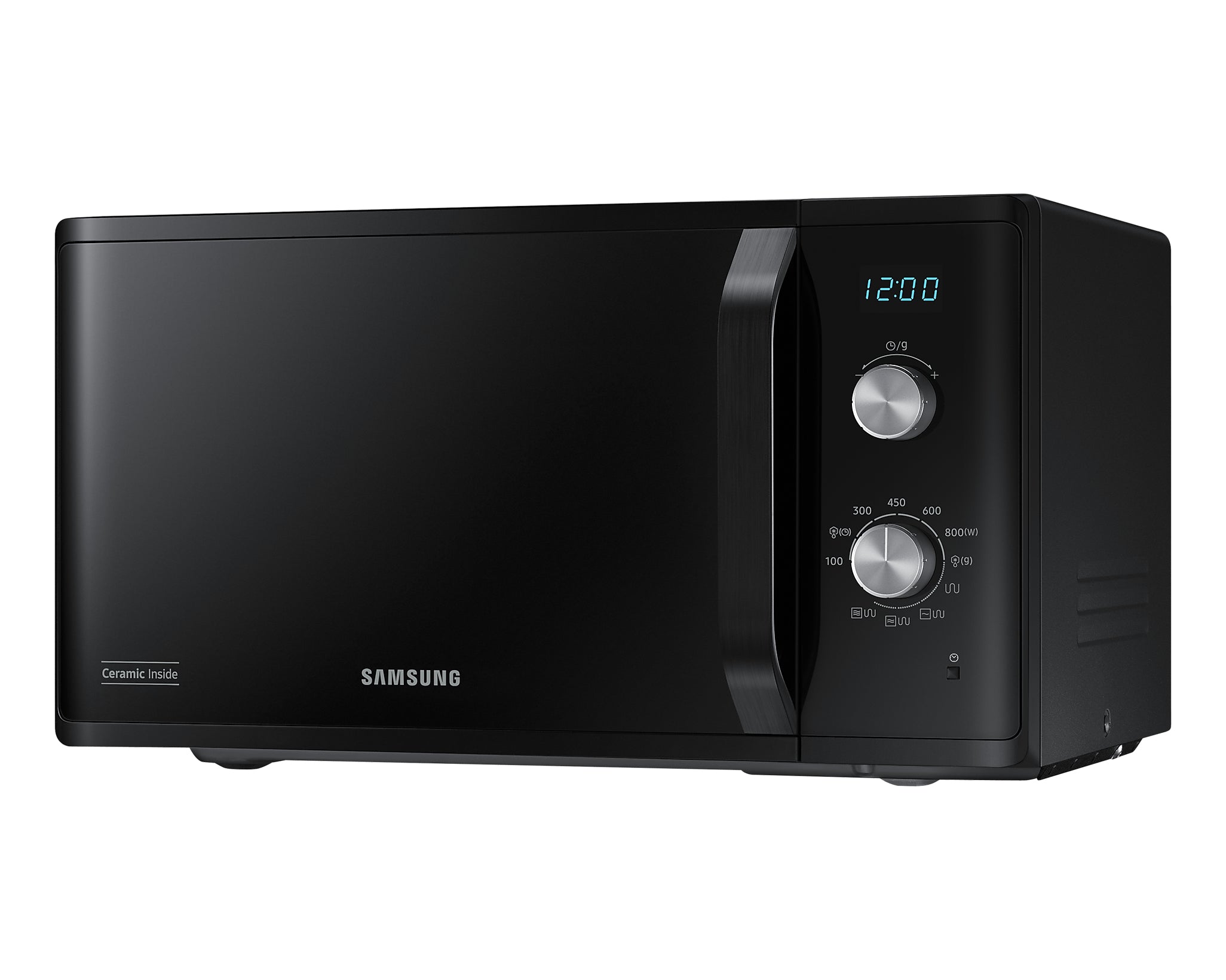 Samsung Samsung MG23K3614AK/BA micro-onde Noir Micro-onde simple Comptoir 23 L 1250 W