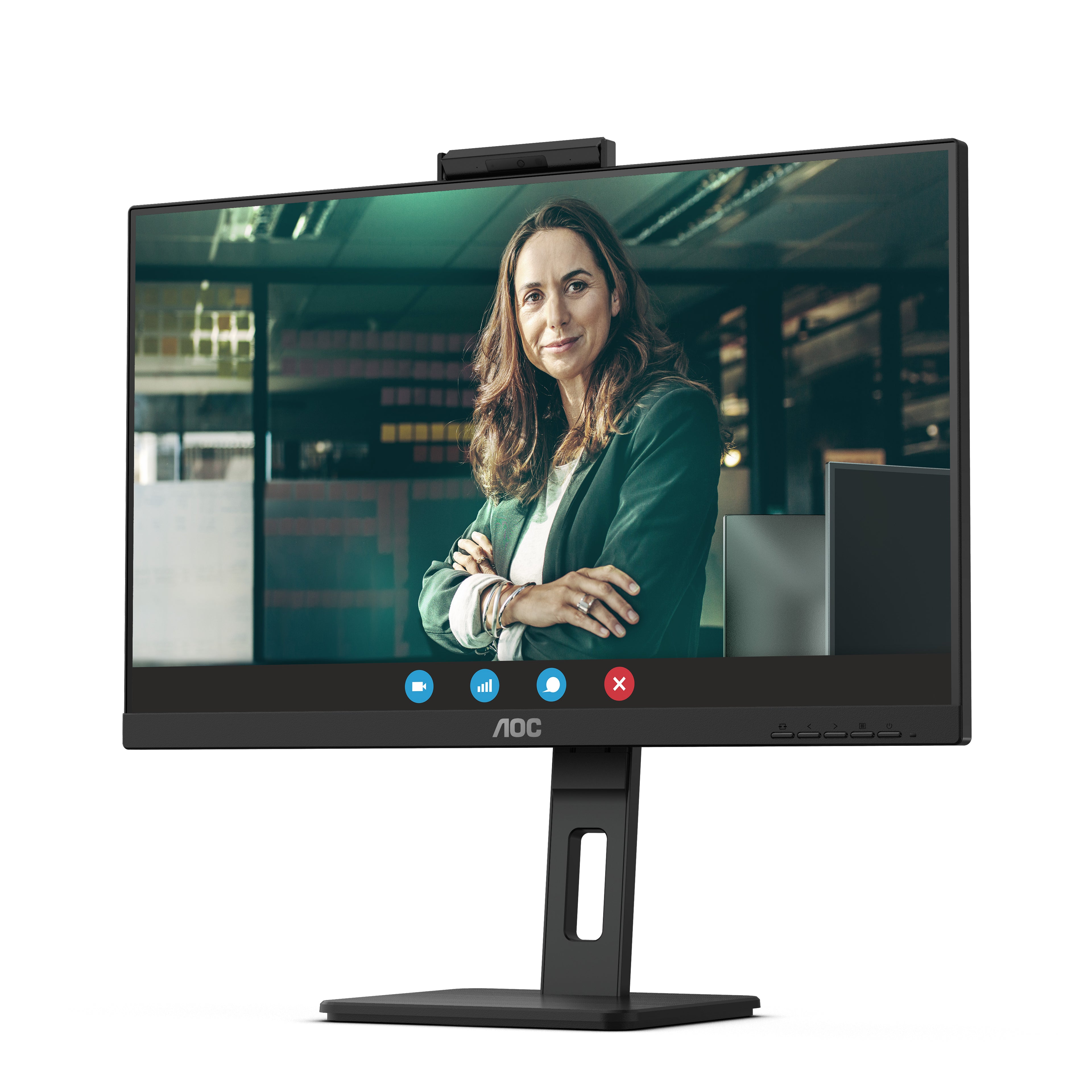 AOC 24P3CW écran plat de PC 60,5 cm (23.8") 1920 x 1080 pixels Full HD LED Noir