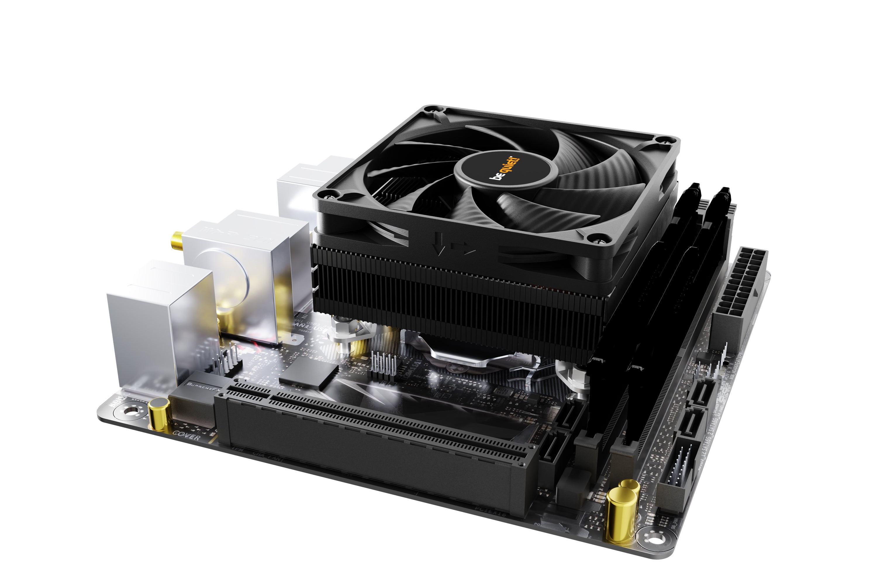 be quiet! Pure Rock LP | Ventirad mono tour, low profile, socket Intel et AMD