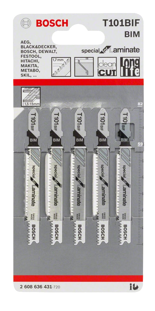Bosch Bosch Lames de scie sauteuse T 101 BIF Special for Laminate