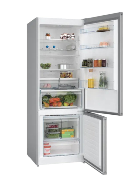 Bosch Bosch Serie 4 KGN56XLEB réfrigérateur-congélateur Pose libre 508 L Acier inoxydable