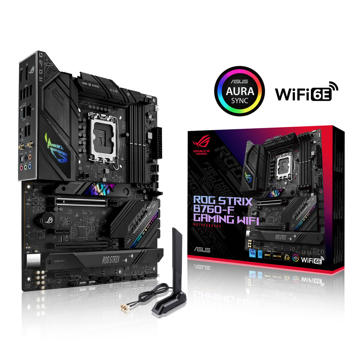 ASUS ROG STRIX B760-F GAMING WIFI Carte Mère Intel B760 LGA 1700 ATX