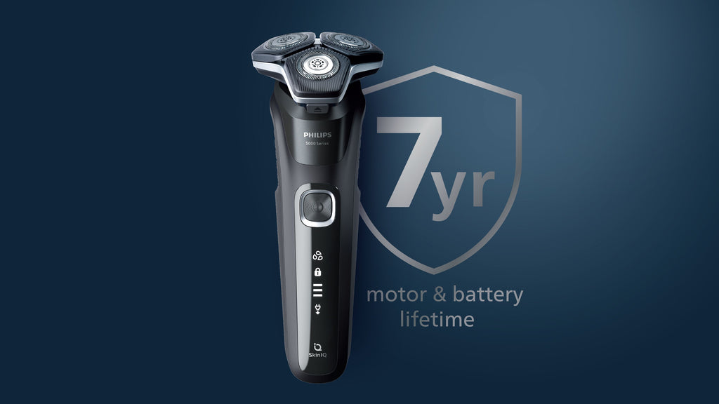 Philips SHAVER Series 5000 S5884/50 rasoir pour homme Rasoir rotatif Tondeuse Noir, Vert